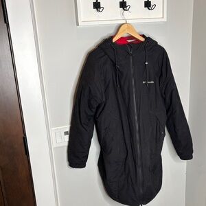Columbia Black Hooded Utility Jacket
